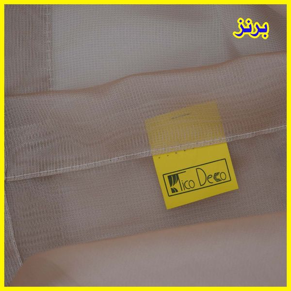 پرده تیکو دکو مدل دوخت ساده حریر سایز 500*280 سانتیمتر
