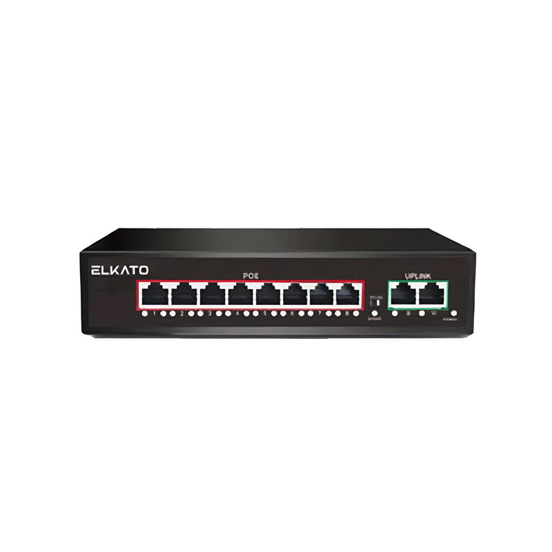سوییچ شبکه POE الکاتو مدل ELKATO EL-1SB0820GP-120W