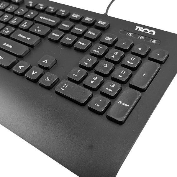 کیبورد تسکو مدل TK 8027 با حروف فارسی، سوییچ ممبران، Full-Size