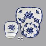 سرویس غذاخوری 27 پارچه 6 نفر چینی زرین ایران مدل فلورانس سری کواترو درجه عالی