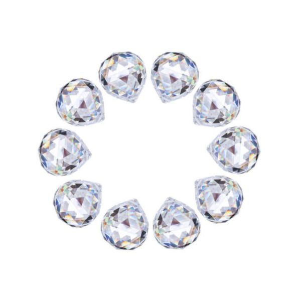 کریستال لوستر مدل گوی کد 40 بسته 10 عددی