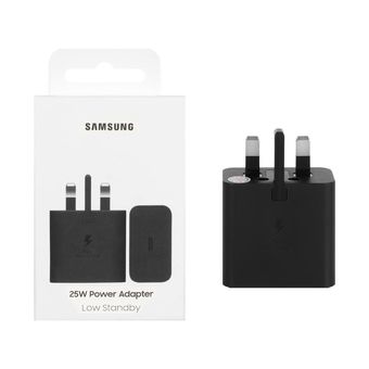شارژر دیواری سه پین فست و PD تک پورت Samsung Type-C مدل EP-T2510 25W - مشکی - اصلی (گارانتی 12 ماهه شرکتی)