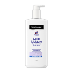 Deep Moisture Hypoallergenic Body Lotion لوسیون بدن Deep Moisture هیپوآلرژنیک (ضد آلرژی) نوتروژینا