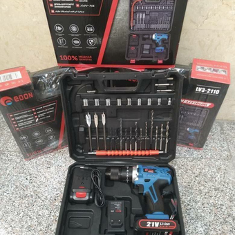 دریل پیچ گوشتی چکشی شارژی ادون مدل LV3-2110