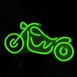 چراغ دیواری نئونی طرح موتور سیکلت 002