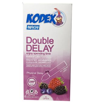 کاندوم ناچ کدکس مدل Double Delay  بسته ۱۰عددی