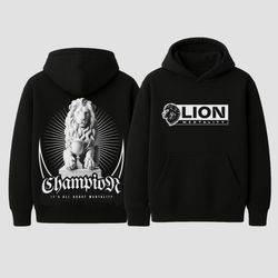هودی مشکی Lion
