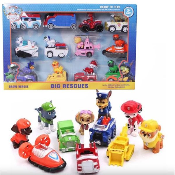 فیگور مدل سگ های نگهبان با ماشین پاوپاترول کد PB9902