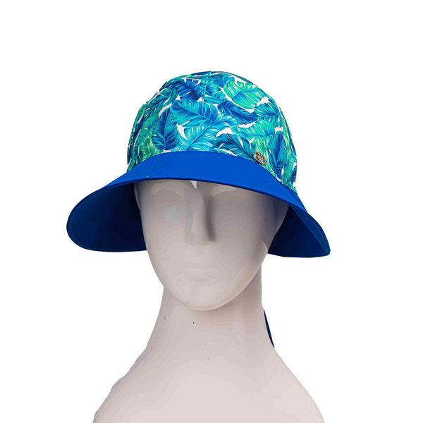 کلاه زنانه آفتابگیر مدل MDSS-CH1285 رنگ آبی