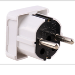 دوشاخه برق ارت دار آهنی کوشا نگین نور