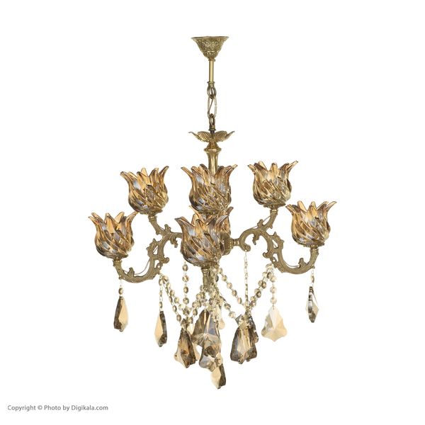 لوستر 8 شعله شاهان تک کد K.6026