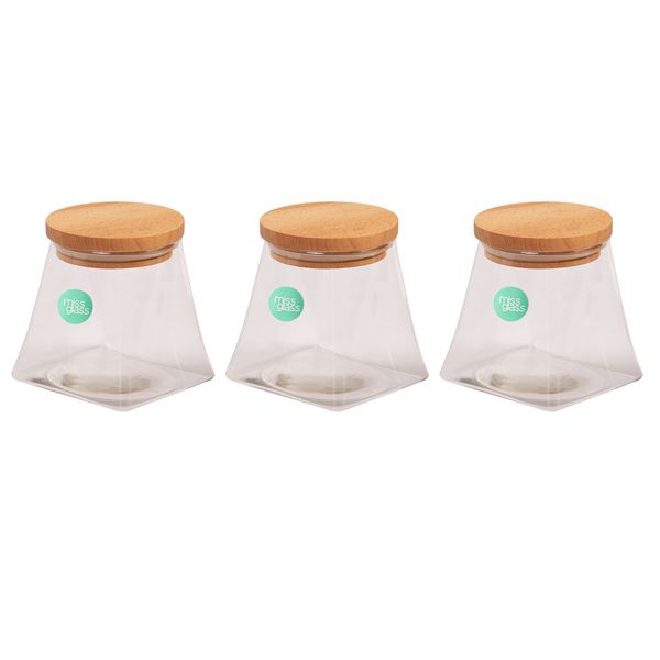 بانکه میس گلس مدل کاج 3  بسته سه عددی