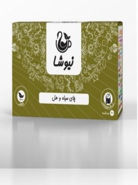 مخلوط چای سیاه و هل کیسه ای نیوشا (20عددی) _ Cardamom + Black Tea