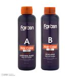 شامپو مو فاربن مدل Natural Black 1.0 حجم 150 میلی لیتر مجموعه 2 عددی