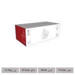 سرویس غذاخوری 28 پارچه 6 نفر چینی زرین ایران مدل ایتالیا اف ماهور درجه عالی