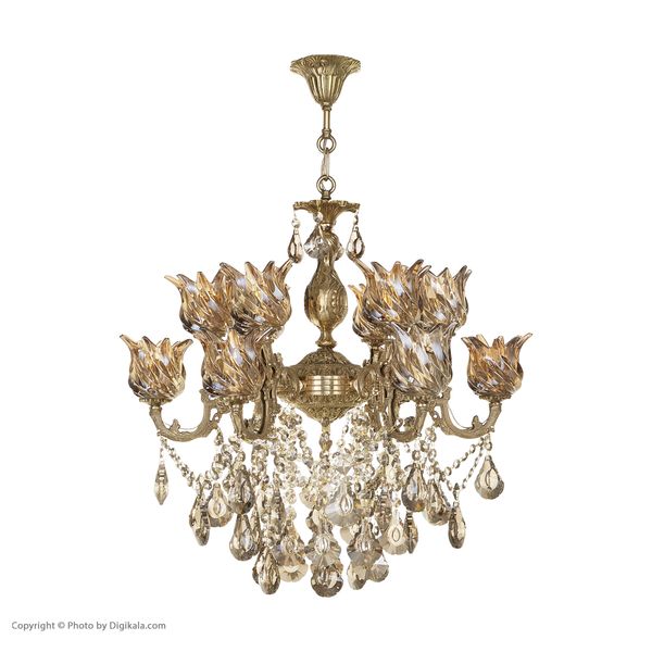 لوستر 12 شعله شاهان تک کد BA/8021