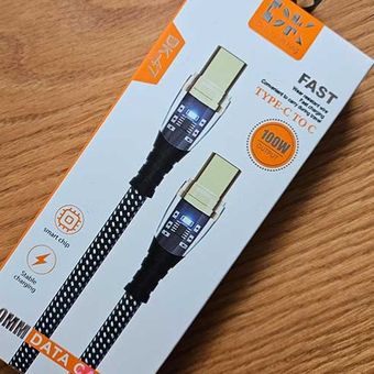 کابل شارژر 100 وات سوپر فست DK-47 (دارای iC و LED)