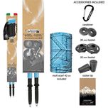 عصای کوهنوردی فیزان مدل Compact MS بسته 2 عددی