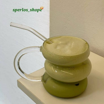 لیوان حلقه ای پیرکس دسته دار DM15