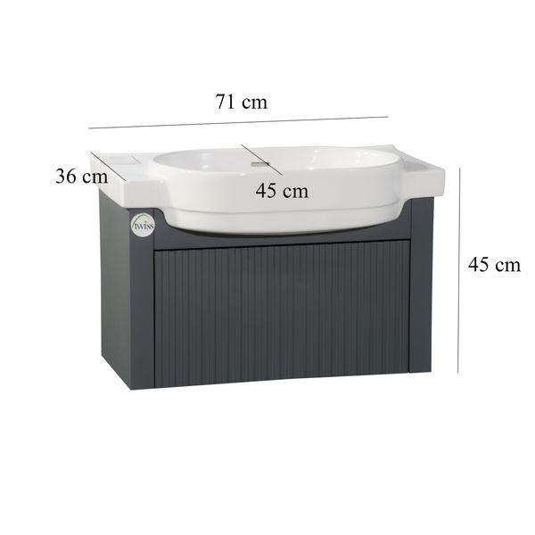 ست کابینت و روشویی توییس مدل tws - 1006