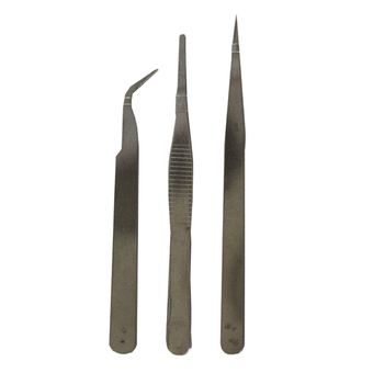 انبر پنس مدل TWEEZERS TS_9803 مجموعه 3 عددی (فروش اقساطی)