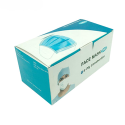 ماسک تنفسی سه لایه سفید بسته 50 عددی