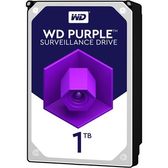 هارد دیسک اینترنال 1 ترابایت بنفش اصلی اورجینالWestern Digital Purple Internal Hard Drive 1TB