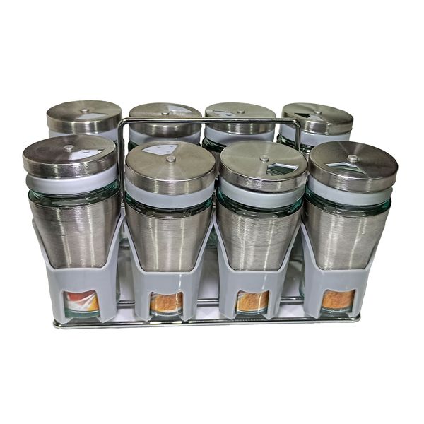 ست جا ادویه 8 پارچه مدل پارادایس*91