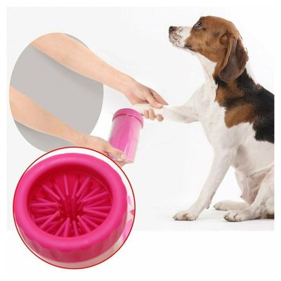 پنجه شور سگ سایز کوچک /Dog paw cleaner soft gentle silicone portable pet foot washer