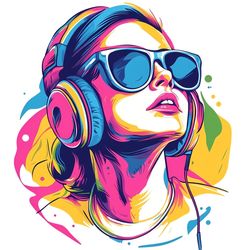 برچسب DTF استیکر حرارتی لباس دختر نوجوان