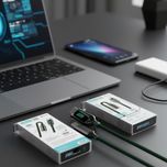 کابل USB-C انستی مدل 100 WLED Display Fast Charging طول 1 متر