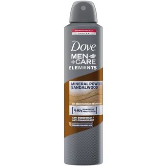 اسپری ضد تعریق داو DOVE رایحه MINERAL POWDER SANDAL WOOD حجم 250 میلی لیتر