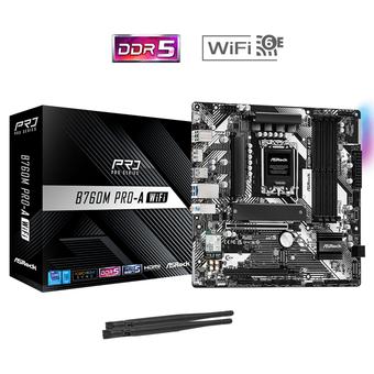 مادربرد ازراک مدل B760M PRO-A WIF D5