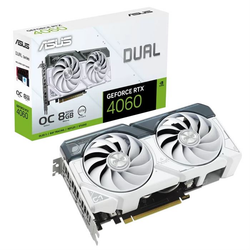 کارت گرافیک ایسوس سفید Dual RTX 4060 8GB OC Edition