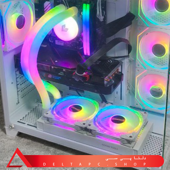 خنک کننده مایع ( واتر کولینگ ) COOLMOON AS240 | سفید و مشکی  | سوکت LGA 1700 , AMD , LGA 1851 |
