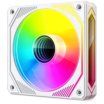 فن کیس COOLMOON FX2 ARGB |  سفید | لنز بینهایت | هوادهی 71CFM