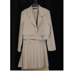 کراپ کت و دامن ترک مدل 61359