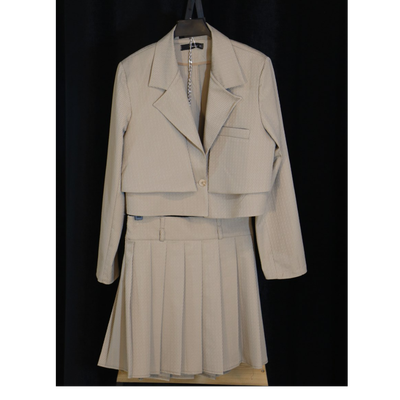 کراپ کت و دامن ترک مدل 61359