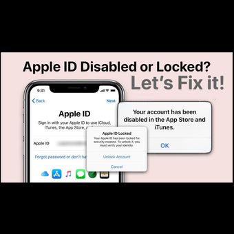 رفع مشکل نات اکتیو Not Active اپل آیدی دیسیبل (Disabled) و ریجکت شده