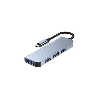 هاب 4 پورت USB و رابط تایپ سی اس ال ای او (S-LEO) مدل T-3606