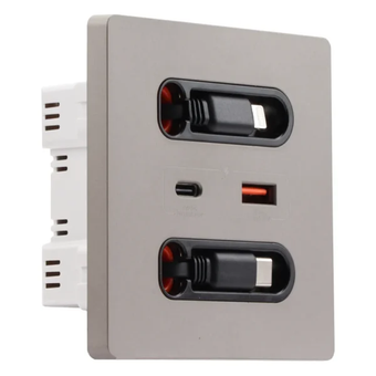 پریز هوشمند USB دار و شارژر توکار جبرا