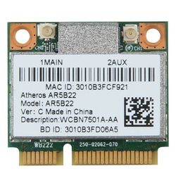 کارت وایرلس لپ تاپ مدل Atheros AR5B22