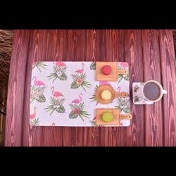 زیر بشقابی طرح فلامینگو بم بوم کد 1220