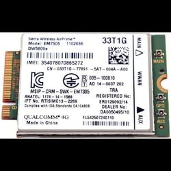 ماژول سیم کارت لپ تاپ  مدل DELL DW5809E Sierra Wireless AirPrime EM7305 4G