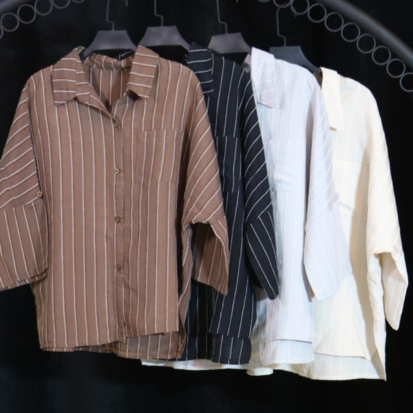 شومیز پری راه راه ترک