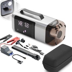 جامپ استارتر و پمپ باد و جارو شارژی خودرو مدل 9366B