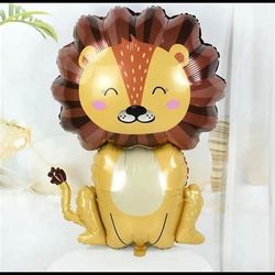 بادکنک فویلی مدل شیر جنگل