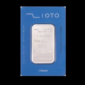 شمش نقره 1 اونسی زیوتو