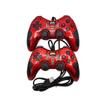 دسته دوبل شوک دار حرفه ای فانتزی 21 کلیده مدل USB-606