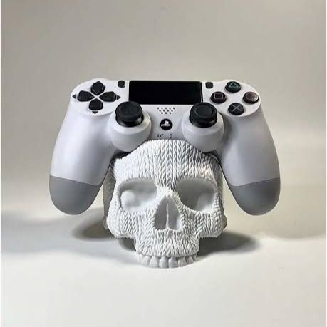 استند دسته بازی طرح جمجمه ps4 سفید
